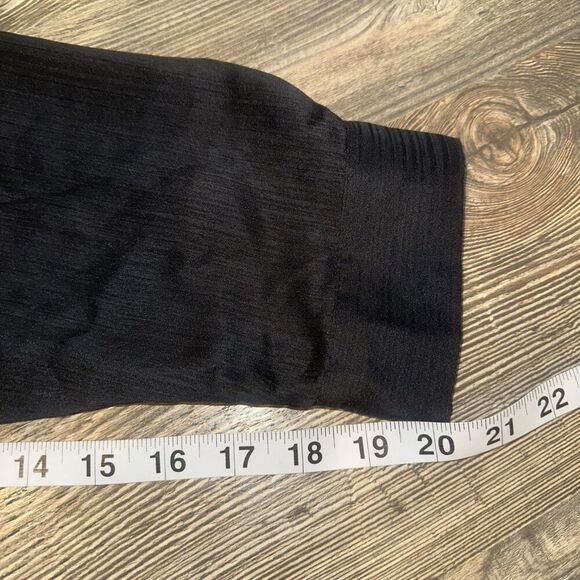 Women's Long Sleeve Chiffon Button-Down Shirt - Ava & Viv Black XXL. NWT. C - Picture 7 of 8